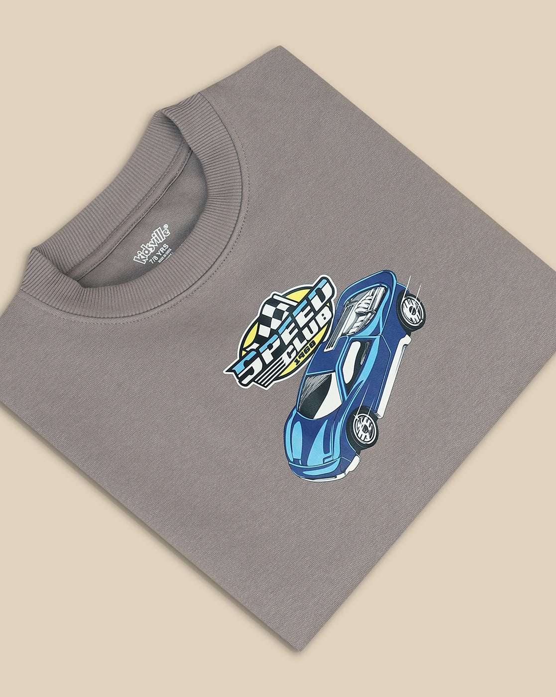 Hot Wheels Printed Regular Fit Sweatshirt For Boys