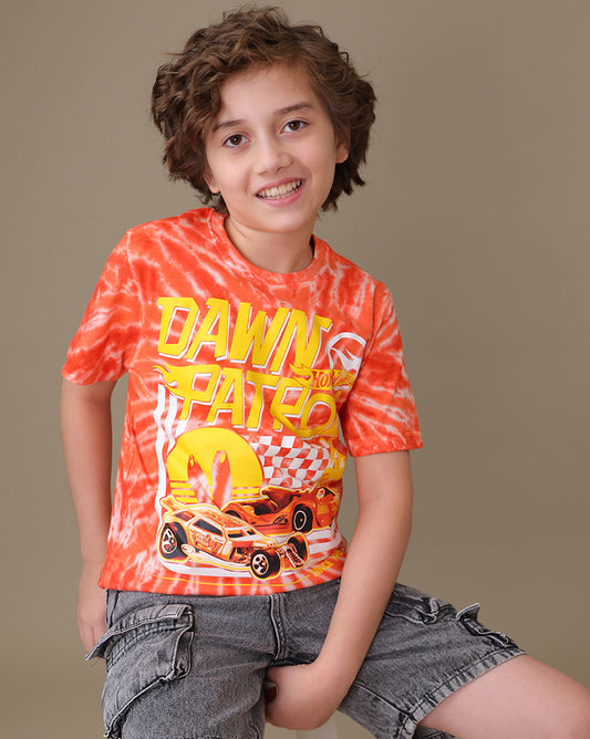 Hot Wheels  Regular Fit Tshirt  Boys