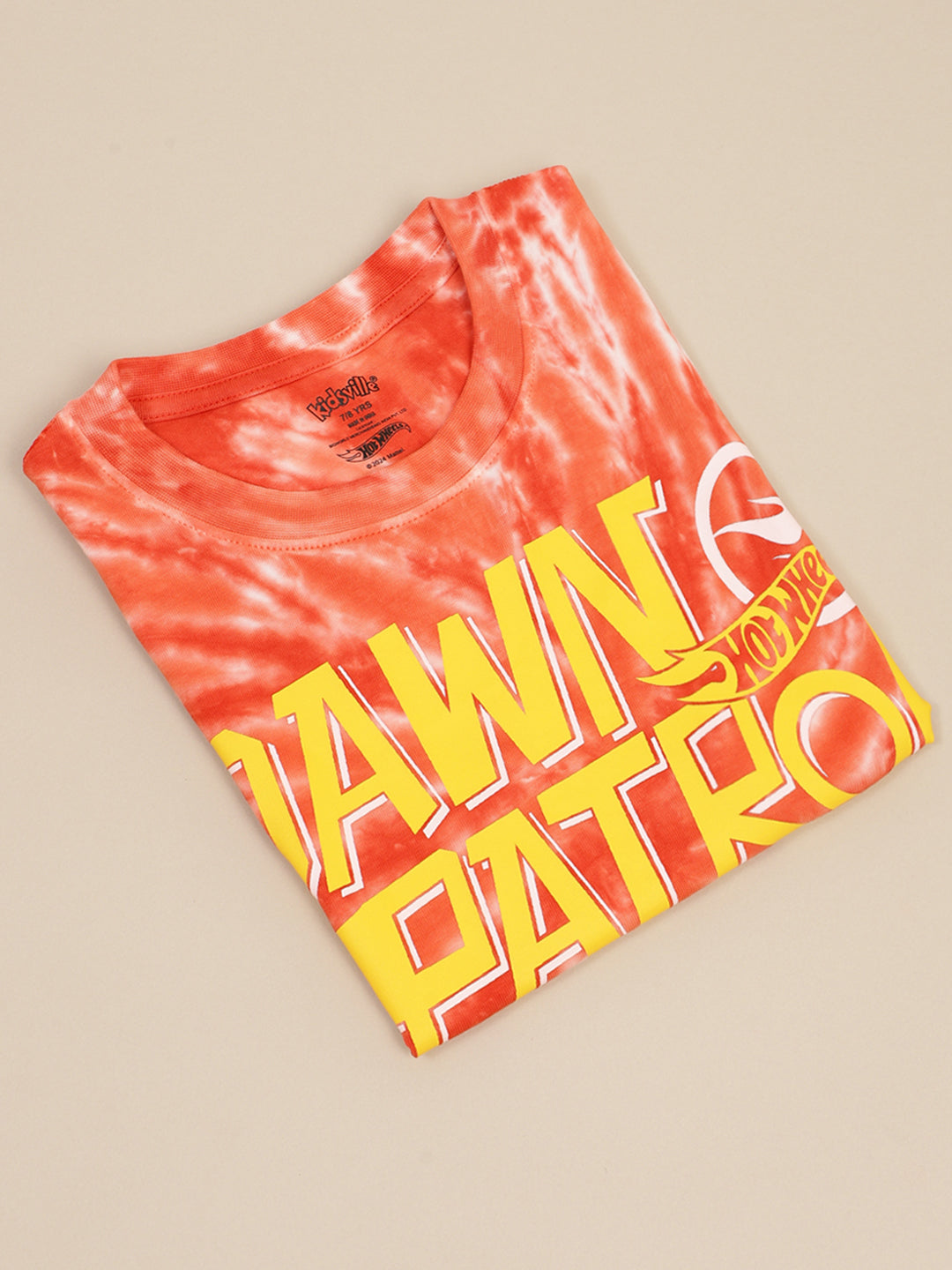 Hot Wheels Printed Regular Fit Tshirt For Boys