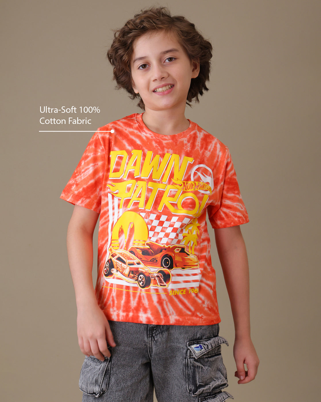 Hot Wheels  Regular Fit Tshirt  Boys