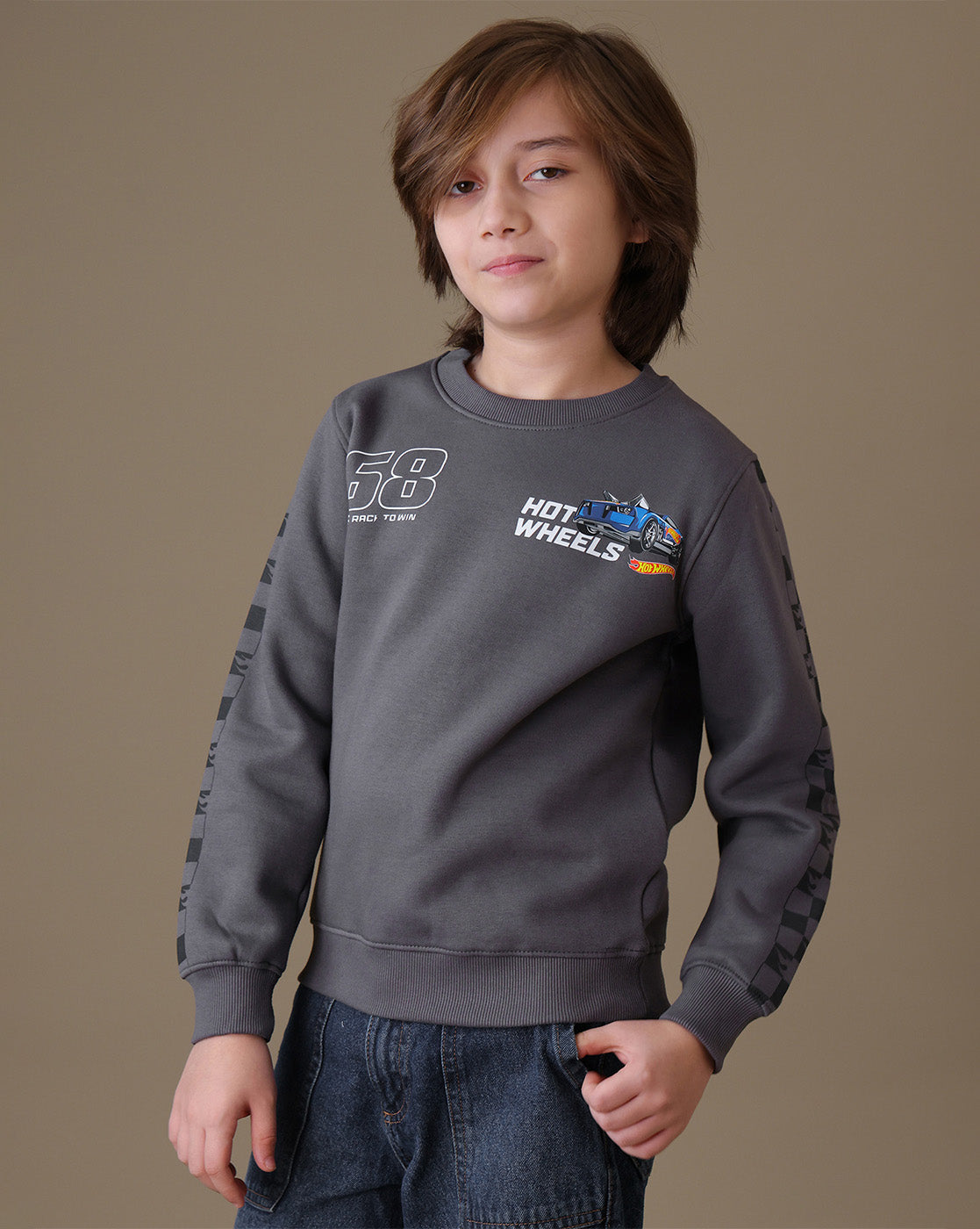 Hot Wheels  Regular Fit Sweatshirt  Boys