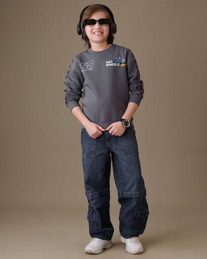 Hot Wheels  Regular Fit Sweatshirt  Boys