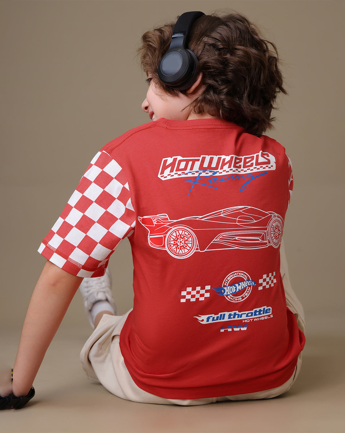 Hot Wheels  Regular Fit Tshirt  Boys