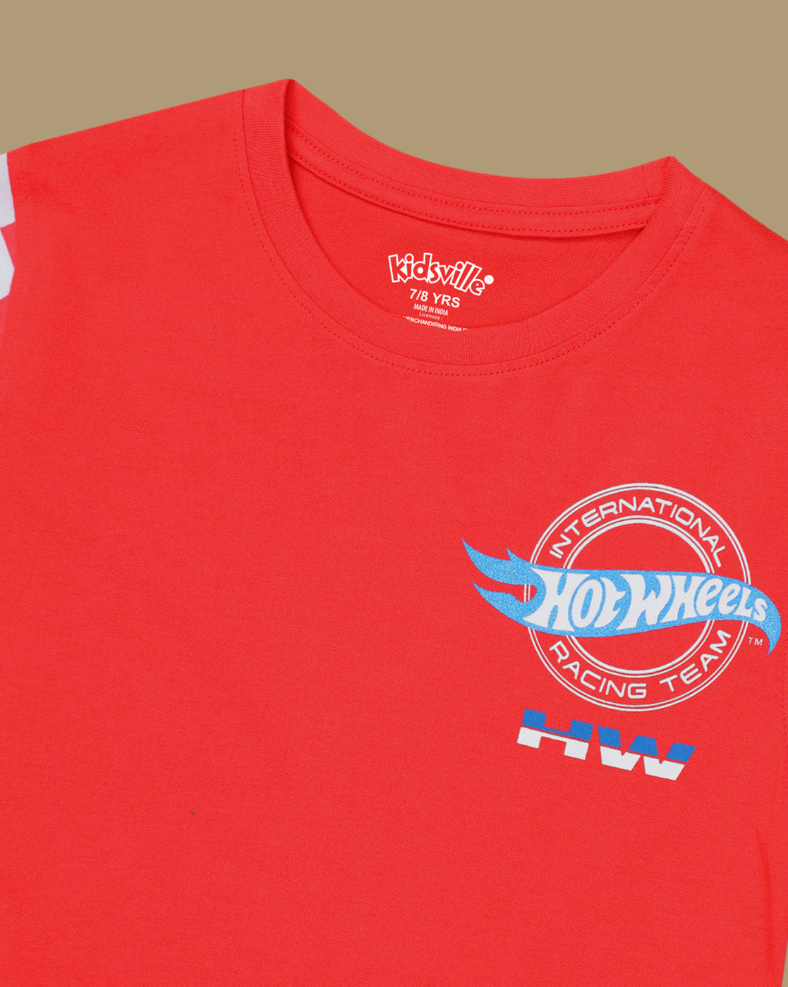 Hot Wheels Printed Regular Fit Tshirt For Boys