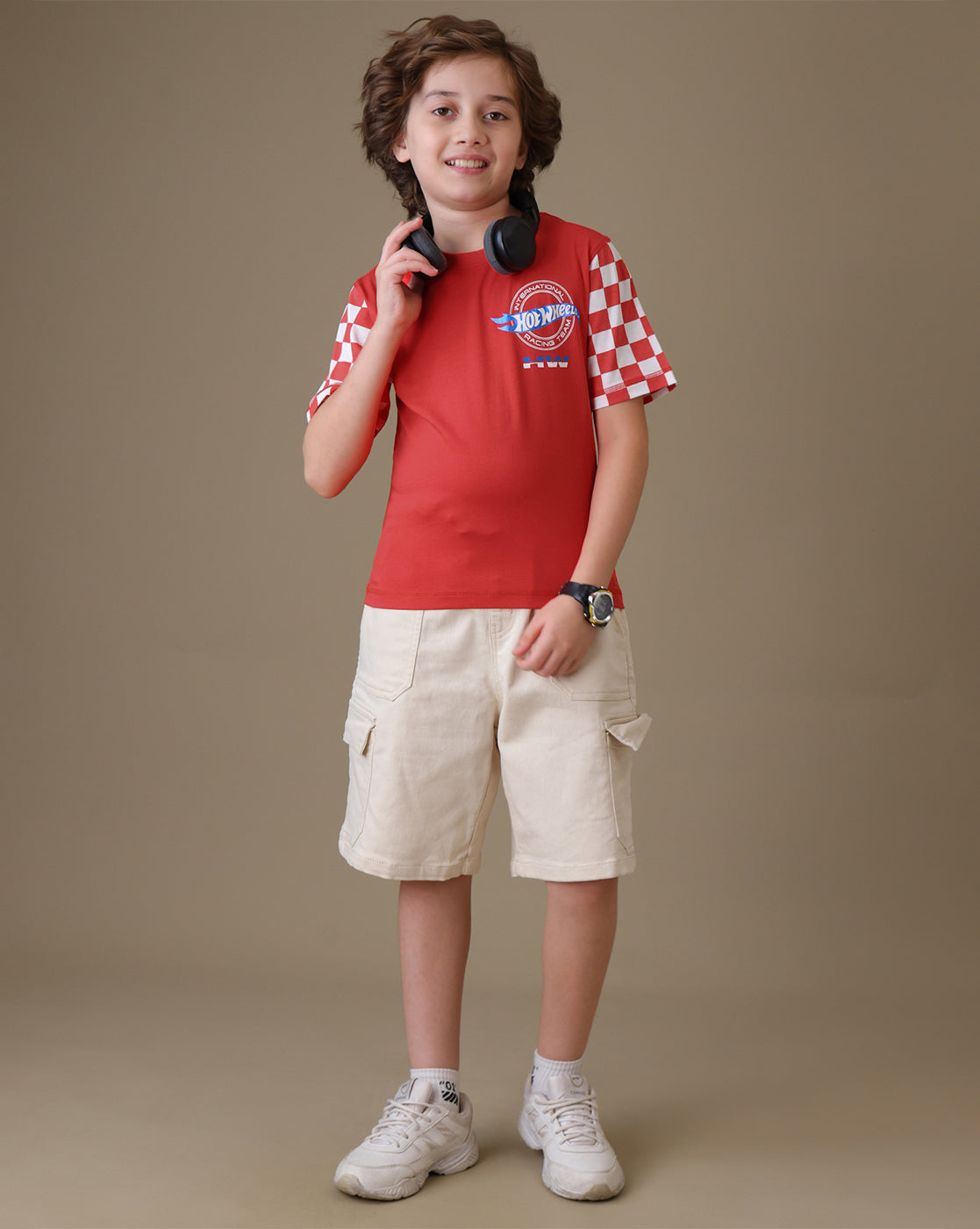 Hot Wheels  Regular Fit Tshirt  Boys