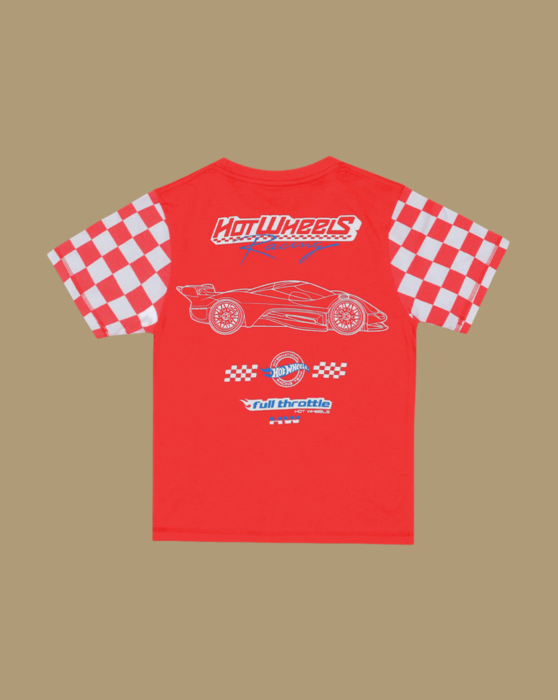 Hot Wheels Printed Regular Fit Tshirt For Boys