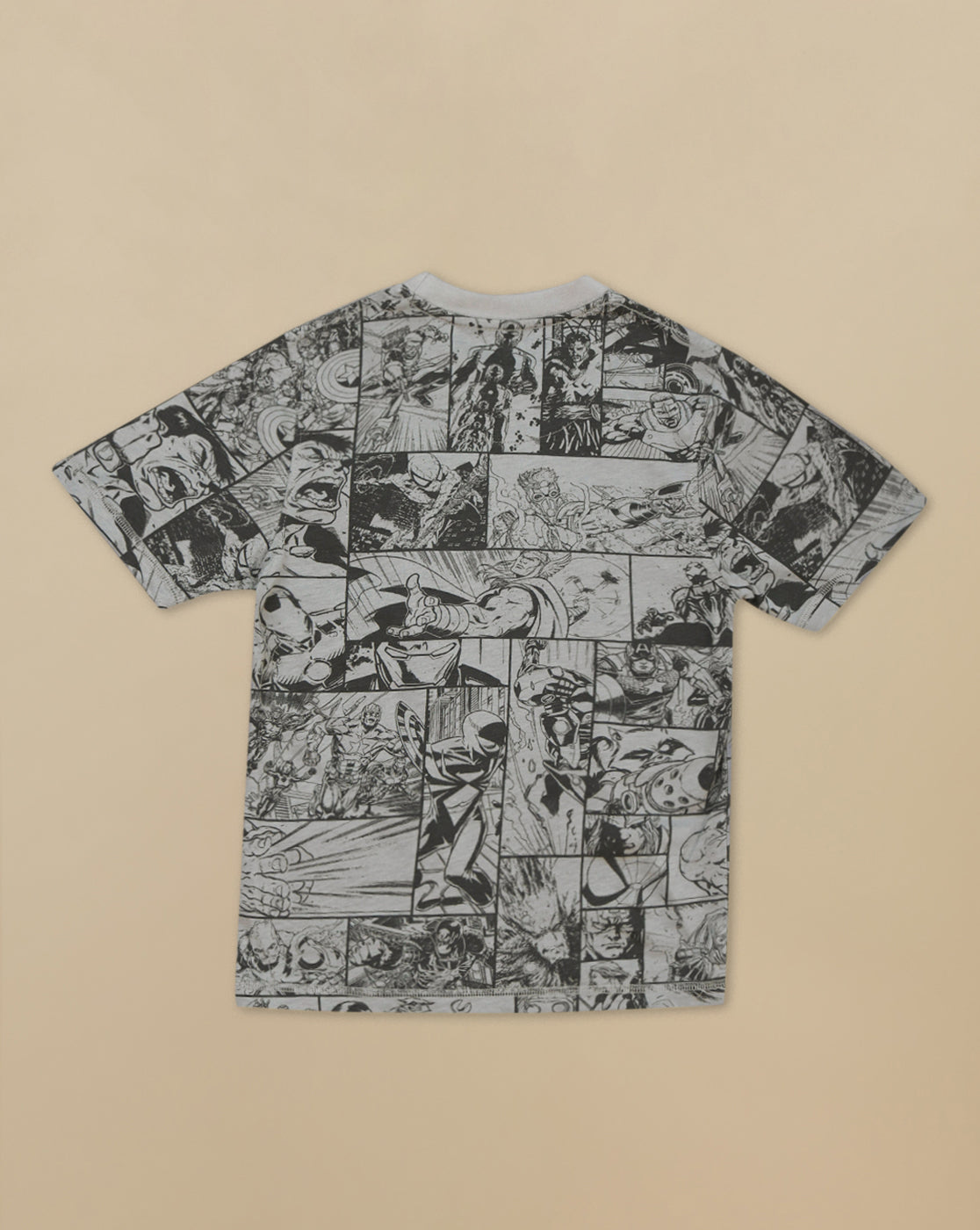 Iron Man Printed Regular Fit Reversible Sequin Tshirt For Boys