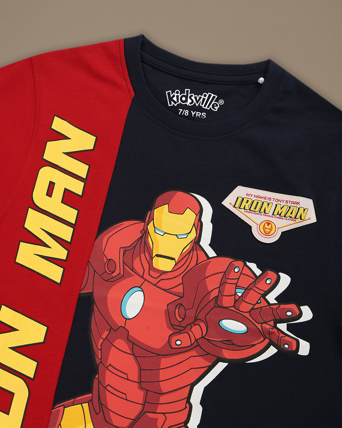 Iron Man Regular Fit Tshirt Boys