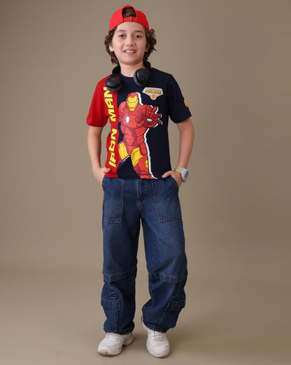 Iron Man Regular Fit Tshirt Boys