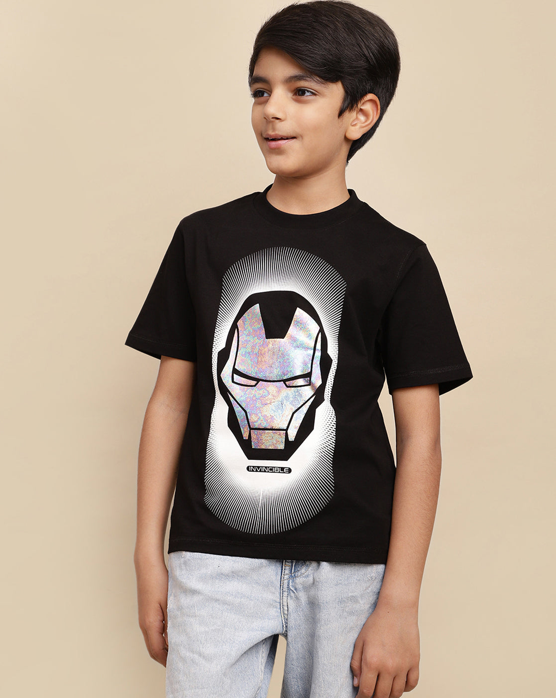Iron Man Regular Fit Tshirt Boys