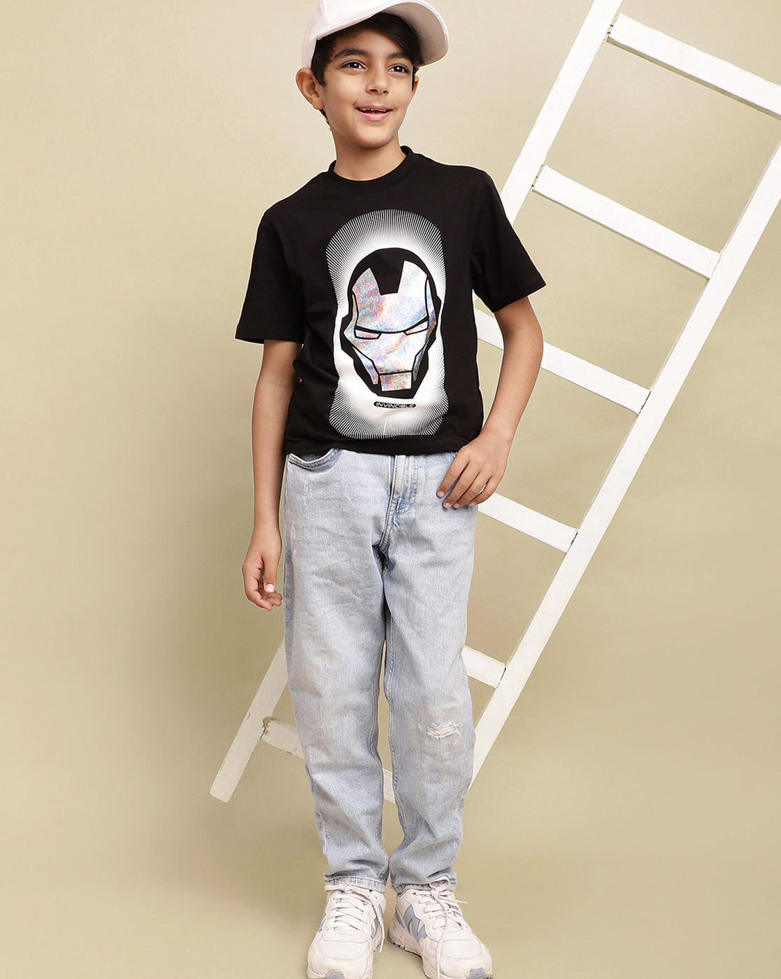 Iron Man Regular Fit Tshirt Boys