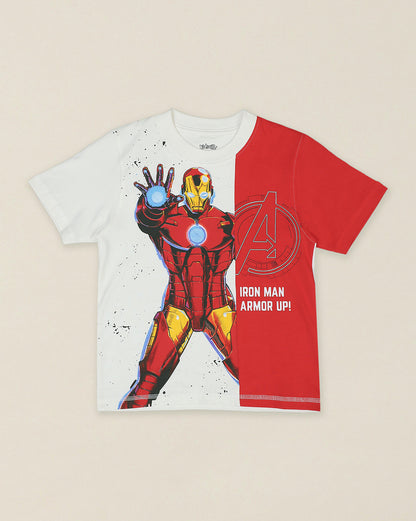 Iron Man  Regular Fit Tshirt  Boys