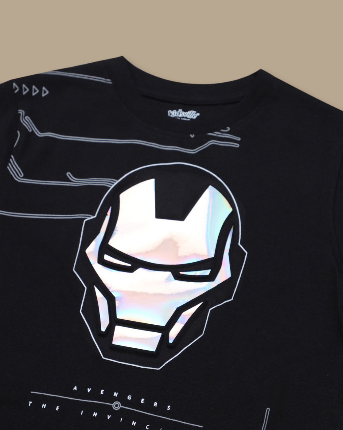 Iron Man Printed Regular Fit Tshirt For Boys