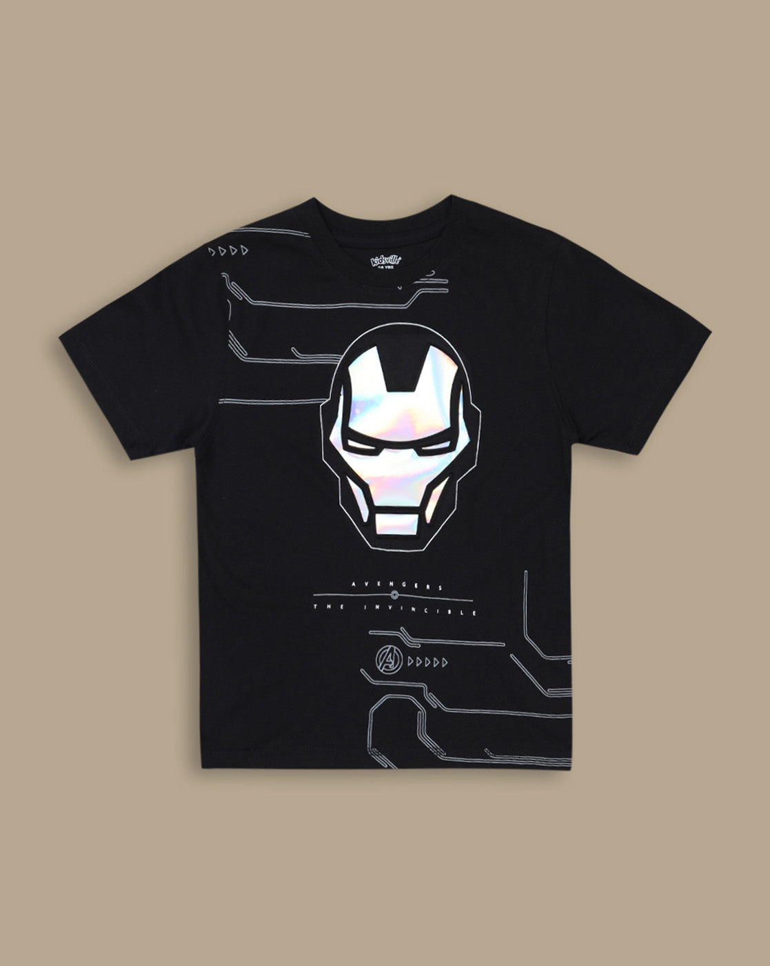 Iron Man Printed Regular Fit Tshirt For Boys