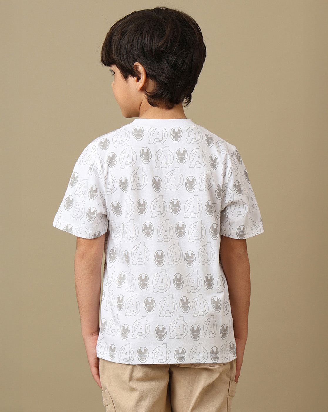 Iron Man Printed Regular Fit Tshirt For Boys