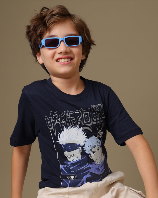 Jujutsu Kaisen Printed Regular Fit Tshirt For Boys