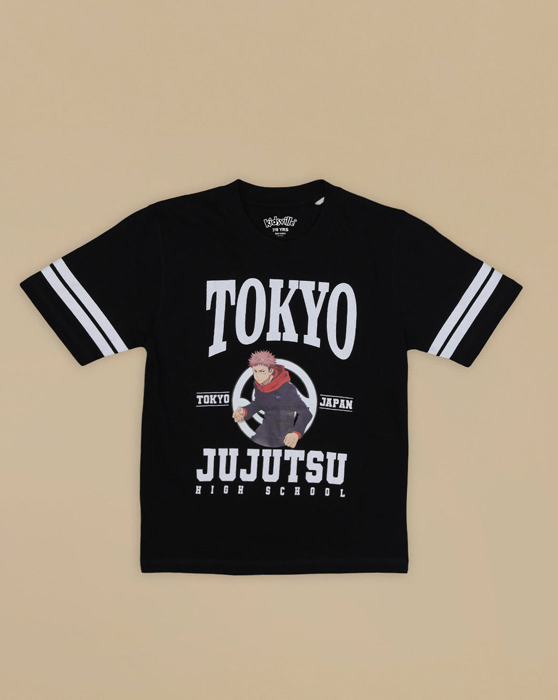 Jujutsu Kaisen Printed Regular Fit Tshirt For Boys