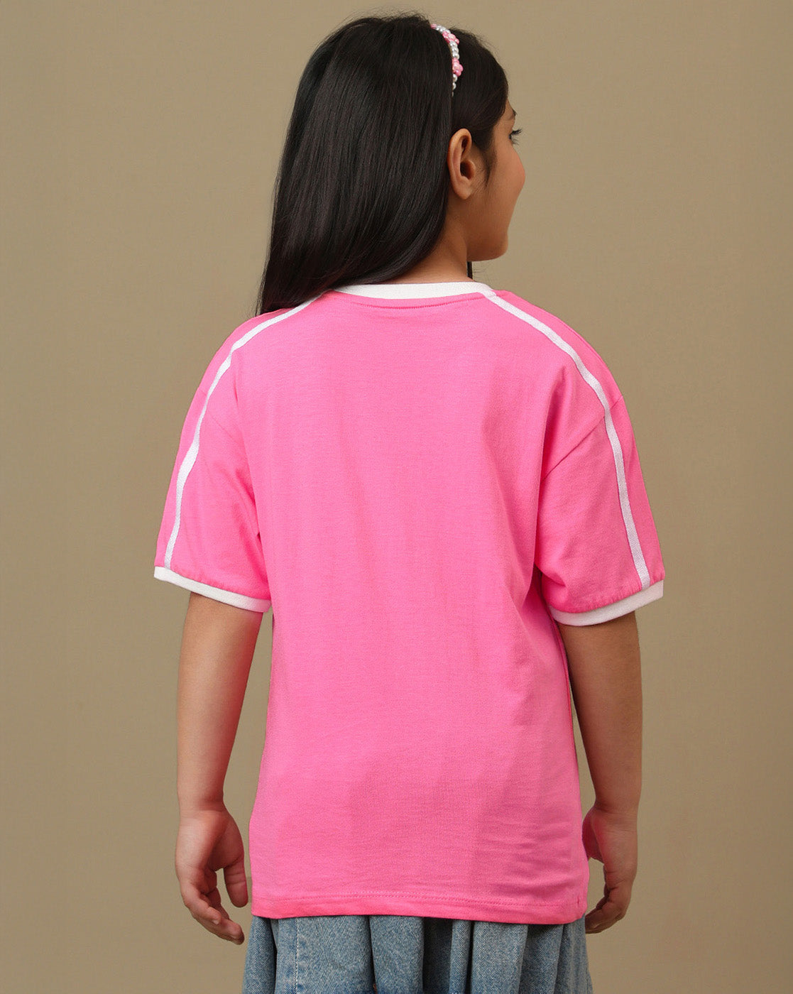 Jujutsu Kaisen Printed Relaxed Fit Tshirt For Girls
