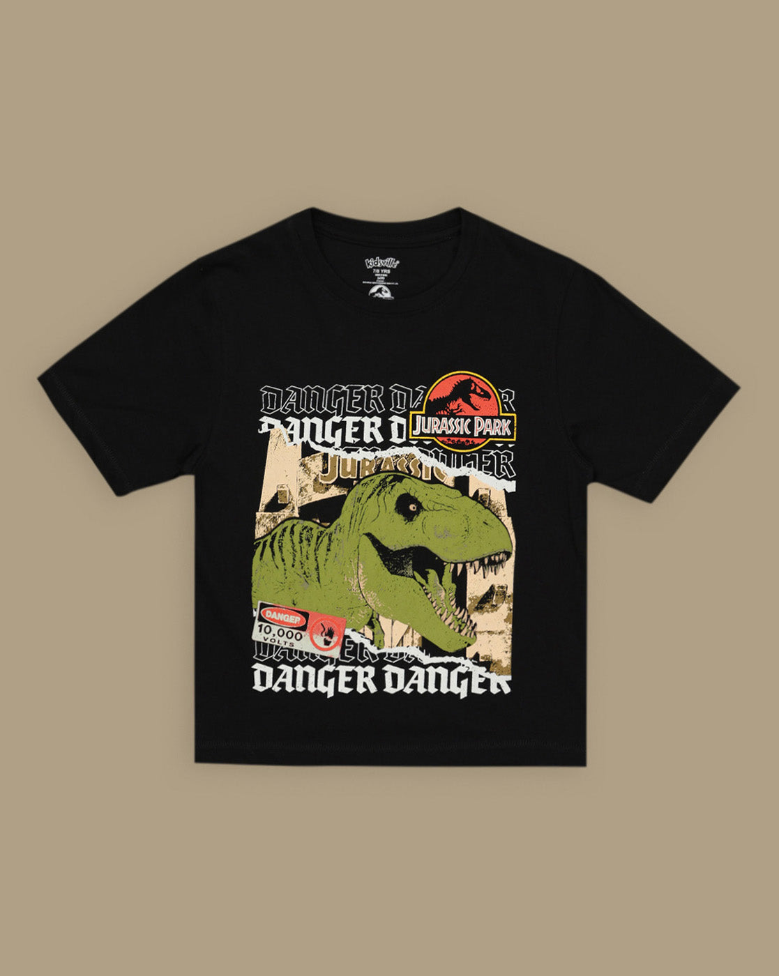 Jurassic Park Printed Regular Fit Tshirt For Boys