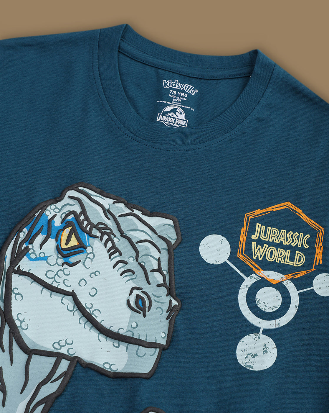Jurassic World Printed Regular Fit Tshirt For Boys