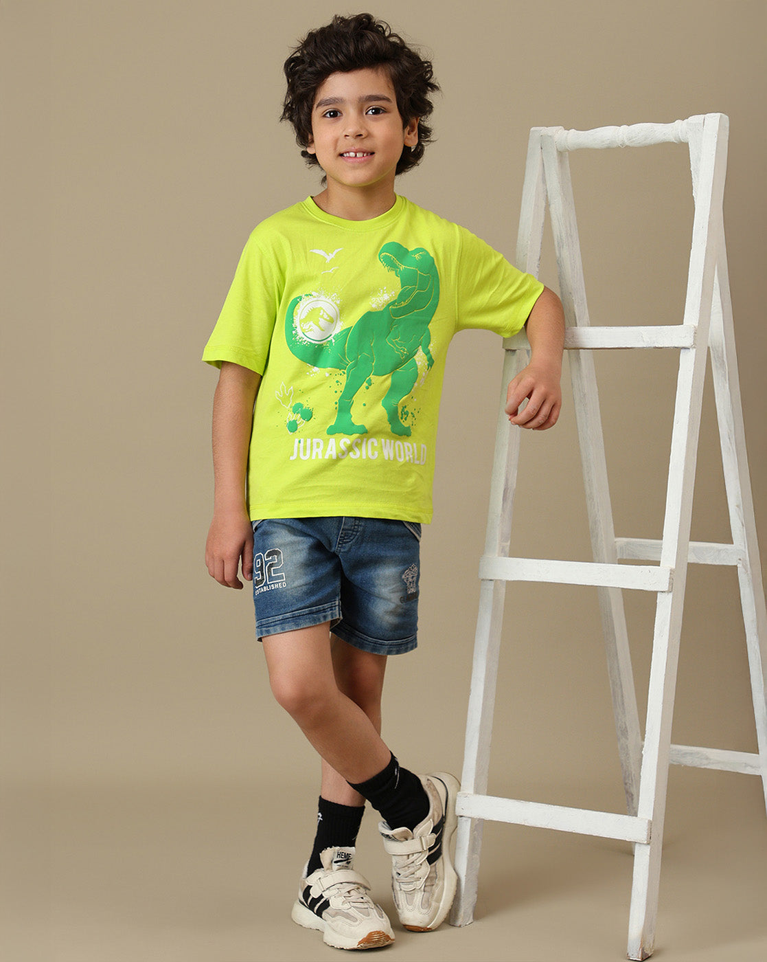 Jurassic World Printed Regular Fit Tshirt For Boys