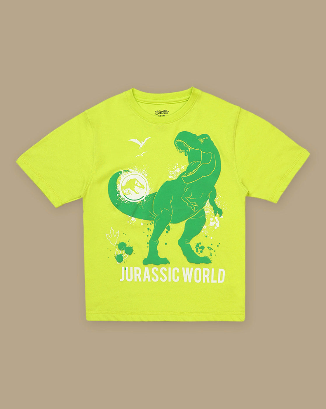 Jurassic World Printed Regular Fit Tshirt For Boys