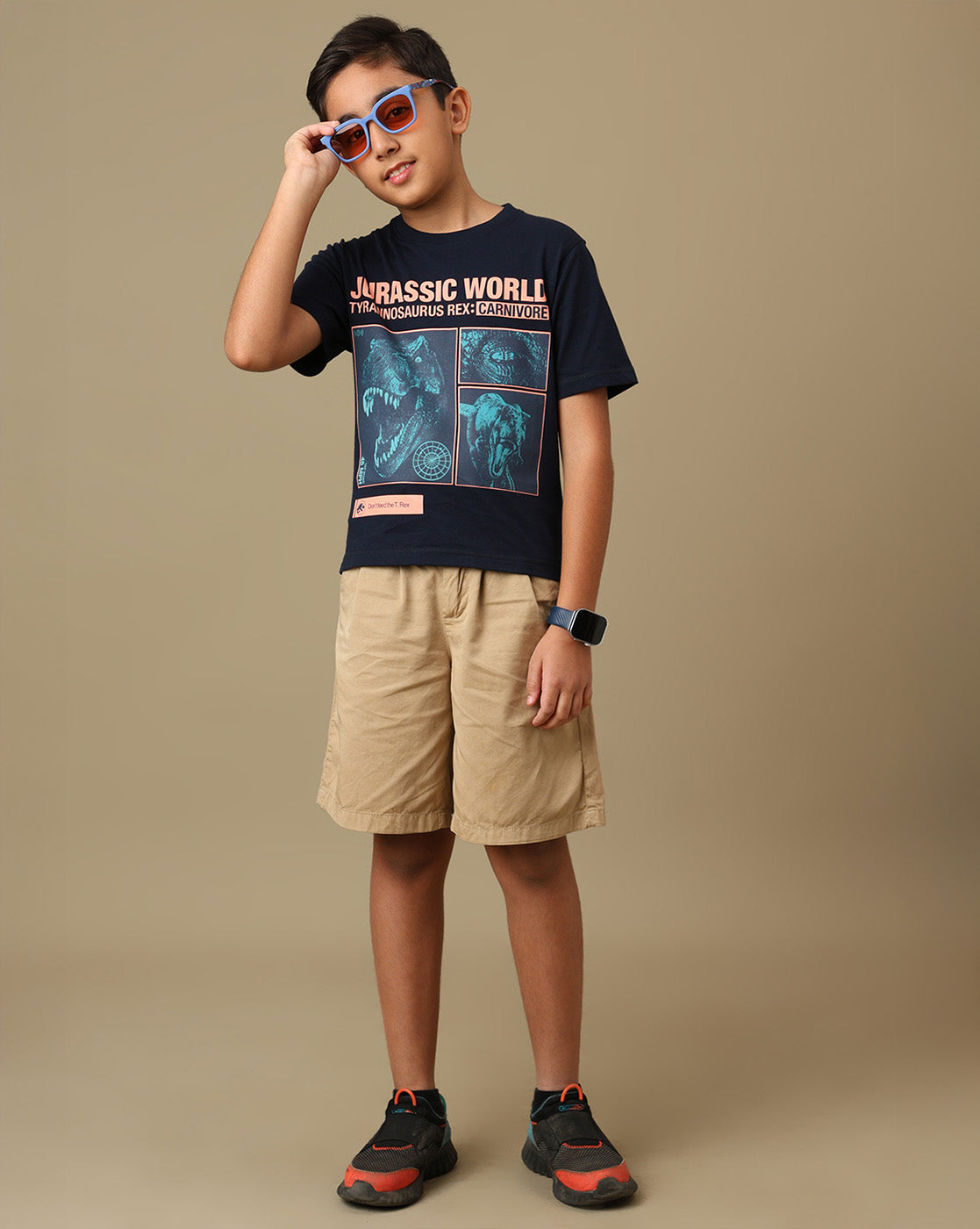 Jurassic World Printed Regular Fit Tshirt For Boys