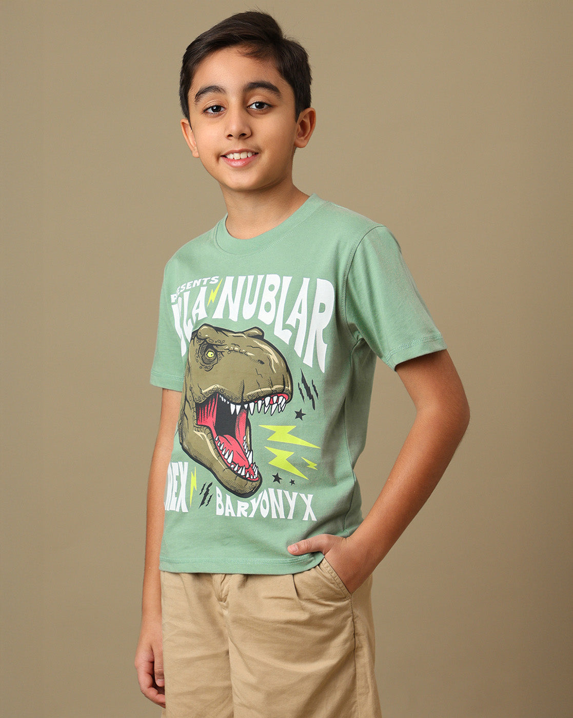 Jurassic World Printed Regular Fit Tshirt For Boys