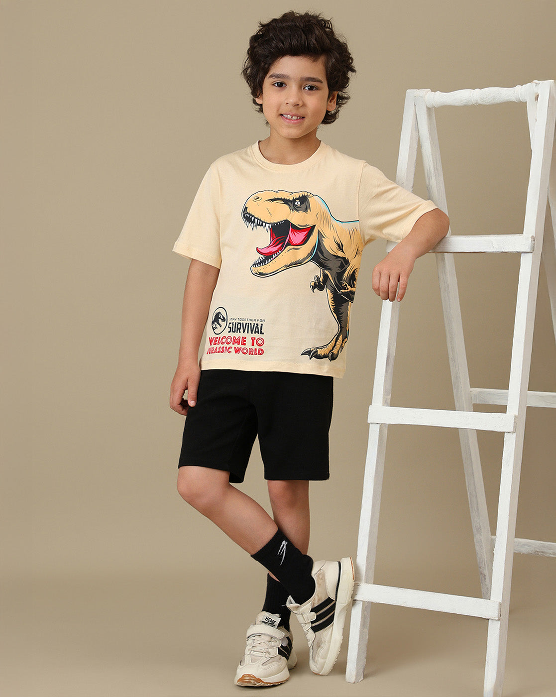 Jurassic World Printed Regular Fit Tshirt For Boys