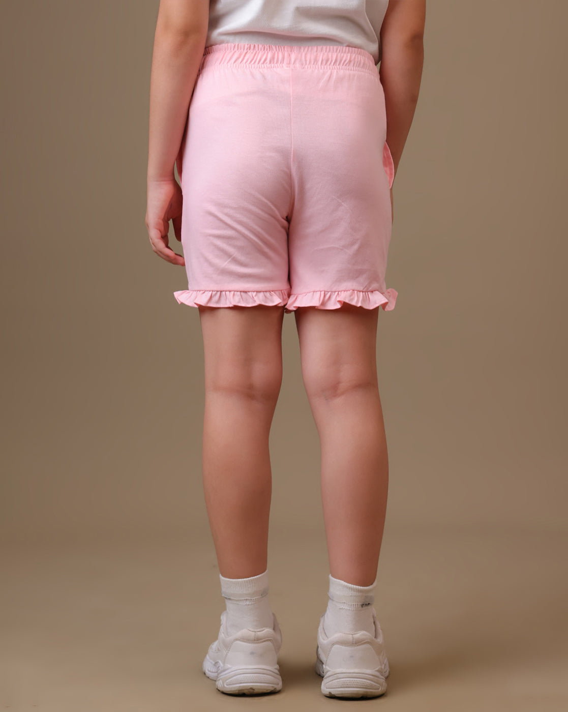 Kidsville Printed Regular Fit Shorts For Girls