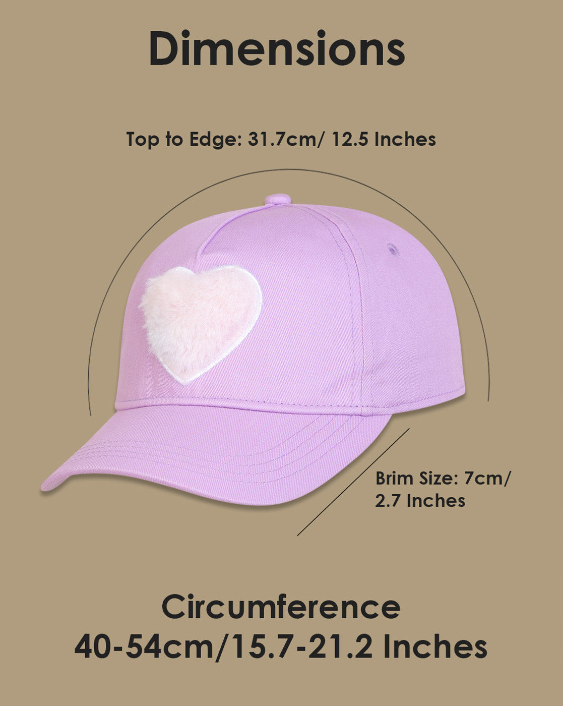 Graphic printed Baseball Cap for Girls