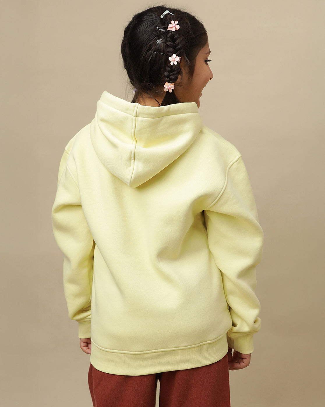 Unicorn Printed Regular Fit Hoodie For Girls