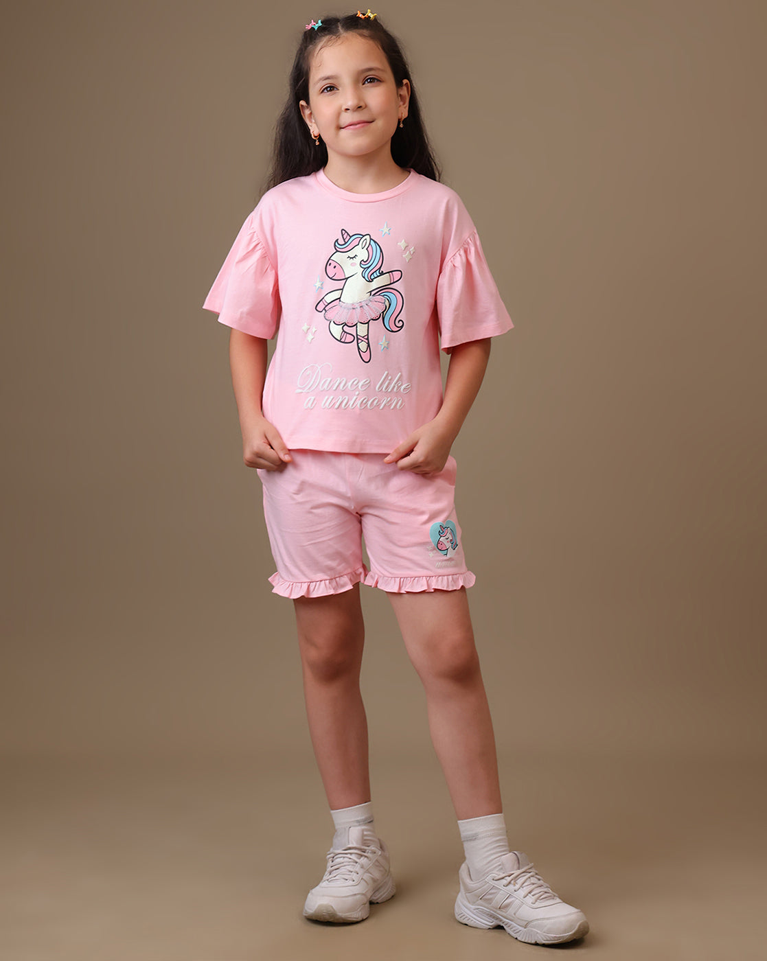 Kidsville Printed Regular Fit Tshirt For Girls