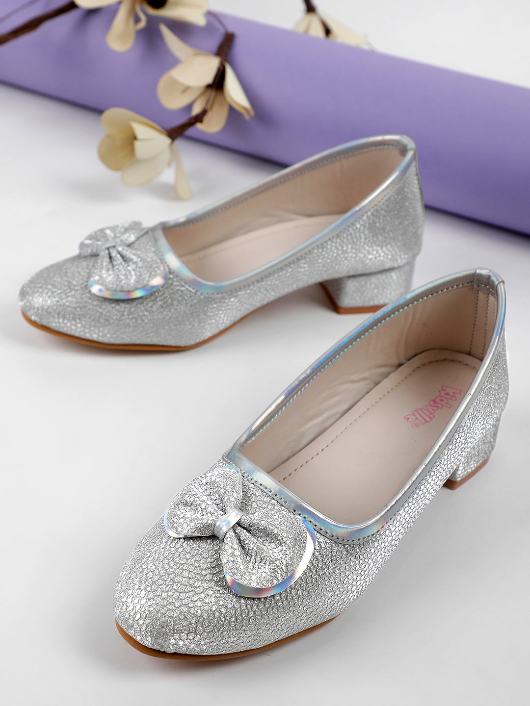 Kids Girls Silver Color  Ballerina