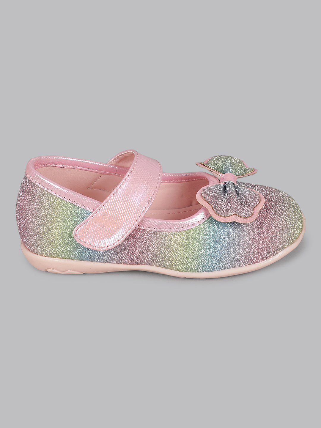 Kids Girls Multi Color Printed Ballerina