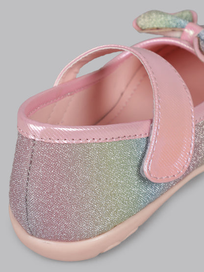 Kids Girls Round Toe Slip-On Ballerinas