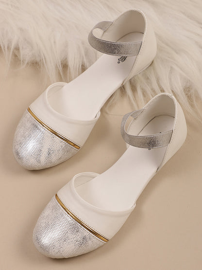 Kids Girls White Color  Ballerina