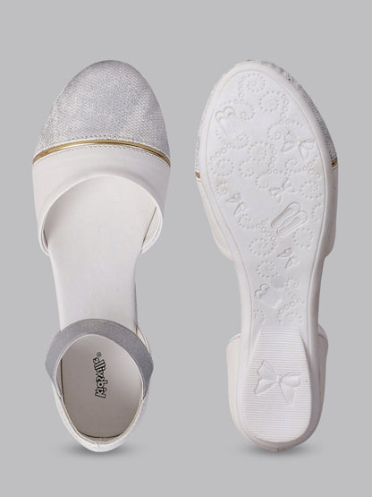 Kids Girls White Color  Ballerina