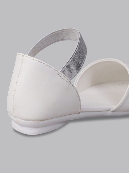 Kids Girls White Color  Ballerina