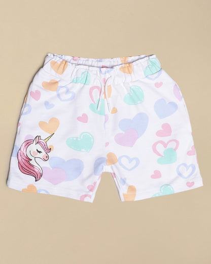 Unicorns  Regular Fit Shorts  Girls