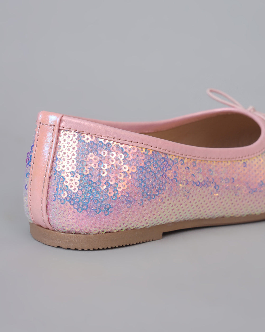 Kids Girls Round Toe Slip-On Ballerinas