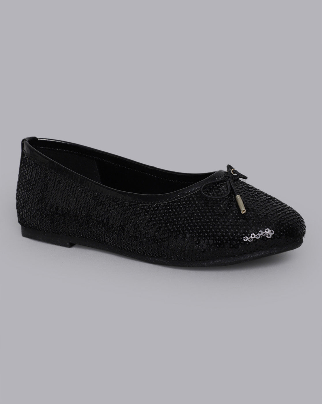 Kids Girls Round Toe Slip-On Ballerinas