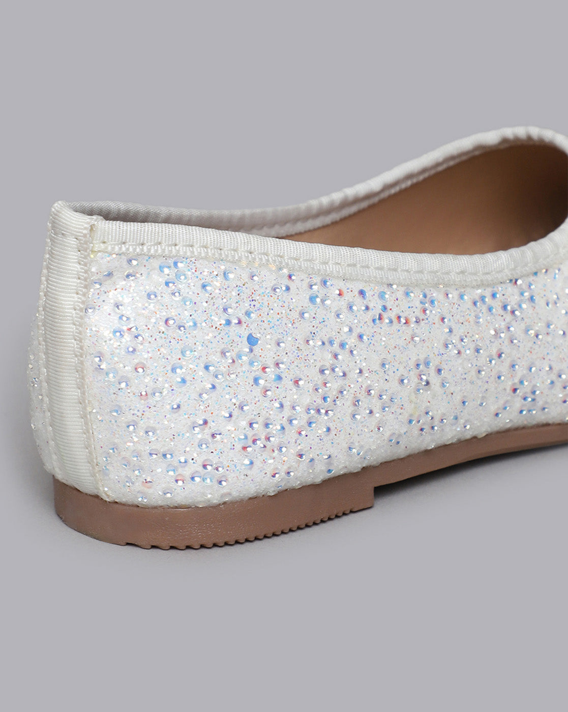 Kids Girls Round Toe Slip-On Ballerinas