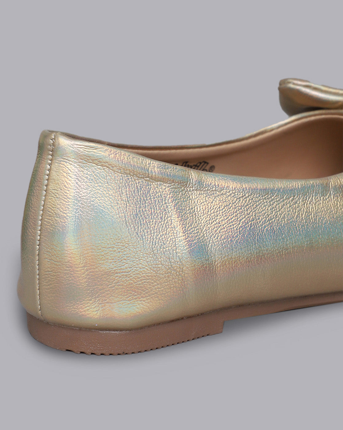 Kids Girls Round Toe Slip-On Ballerinas