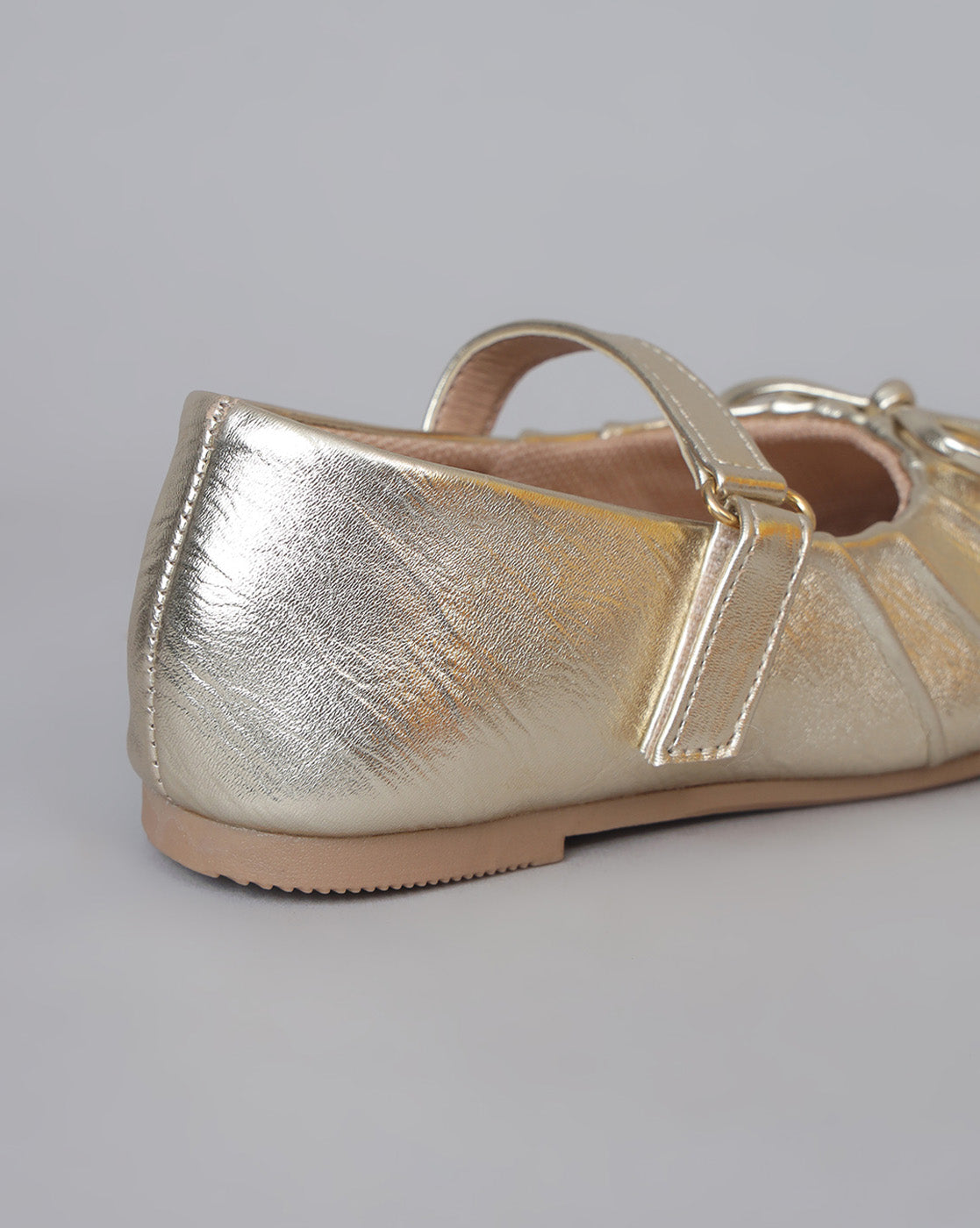Kids Girls Round Toe Slip-On Ballerinas