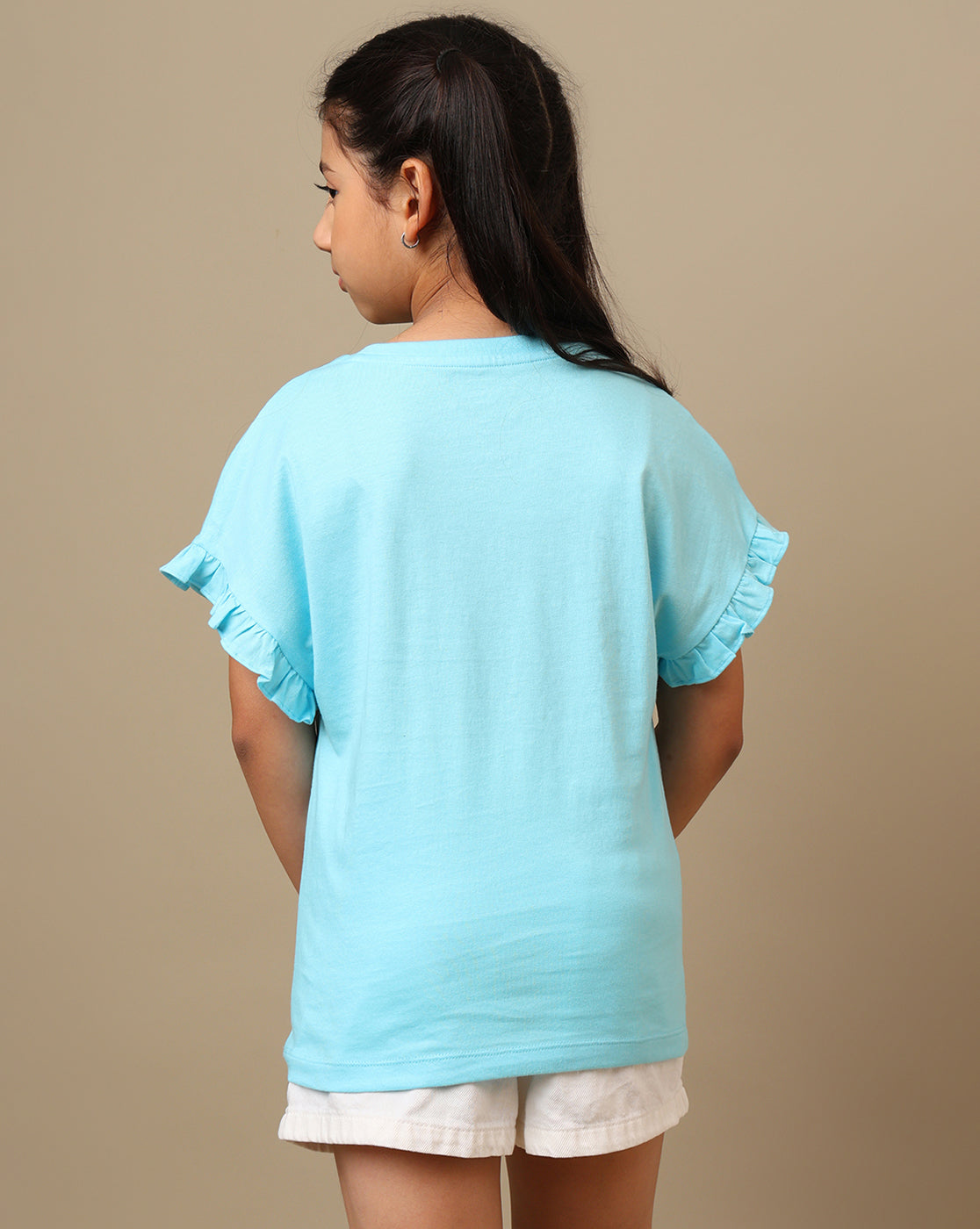 Lilo & Stitch Printed Relaxed Fit Tshirt For Girls