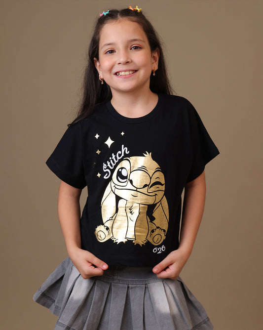Lilo & Stitch  Boxy Fit Tshirt  Girls