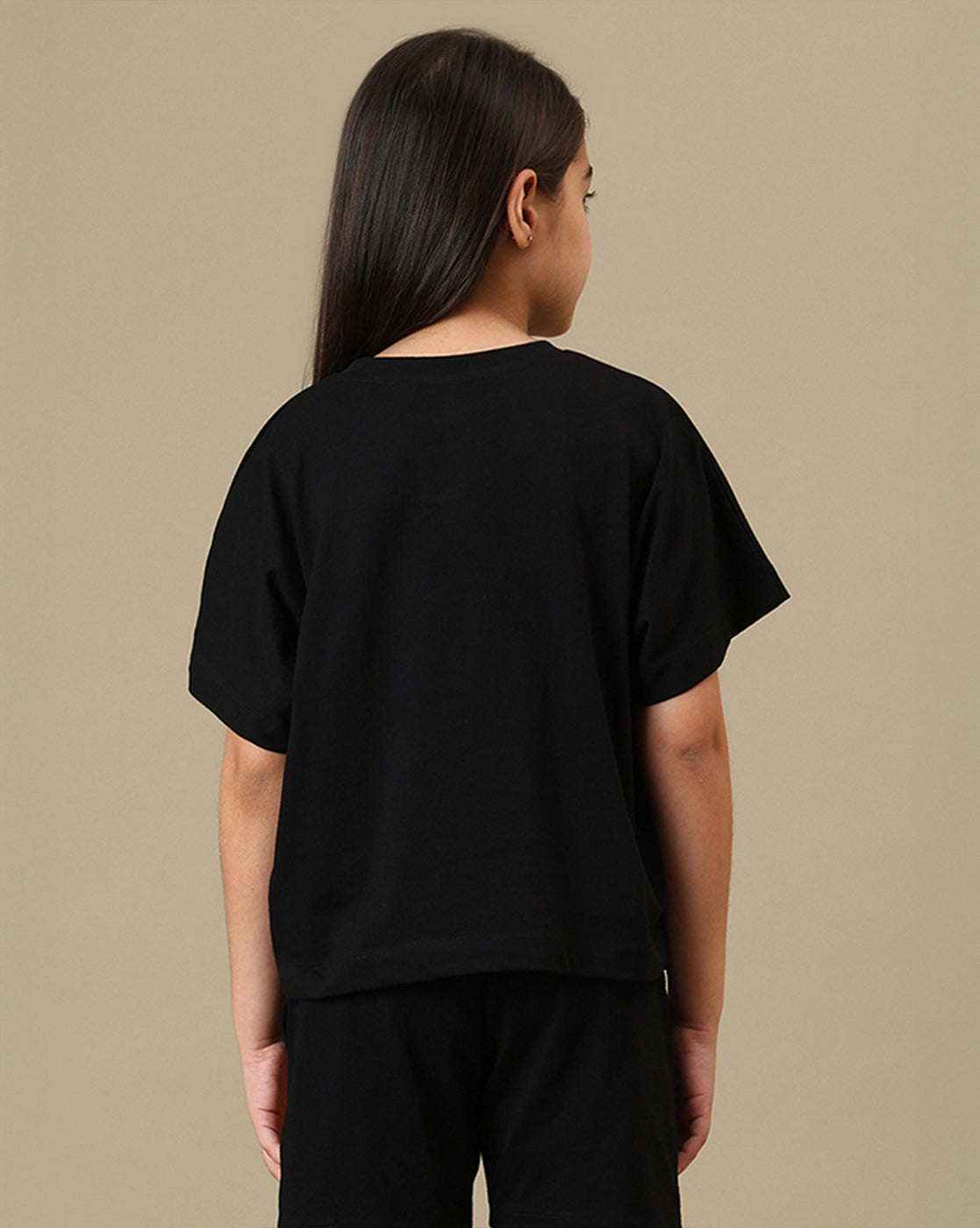 Lilo & Stitch Printed Boxy Fit Tshirt For Girls