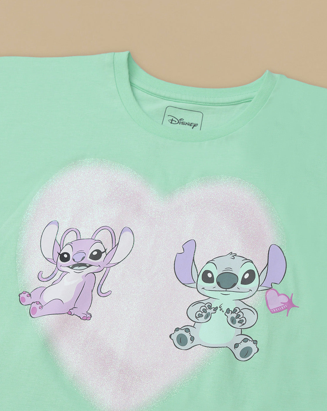 Lilo & Stitch Printed Relaxed Fit Tshirt For Girls