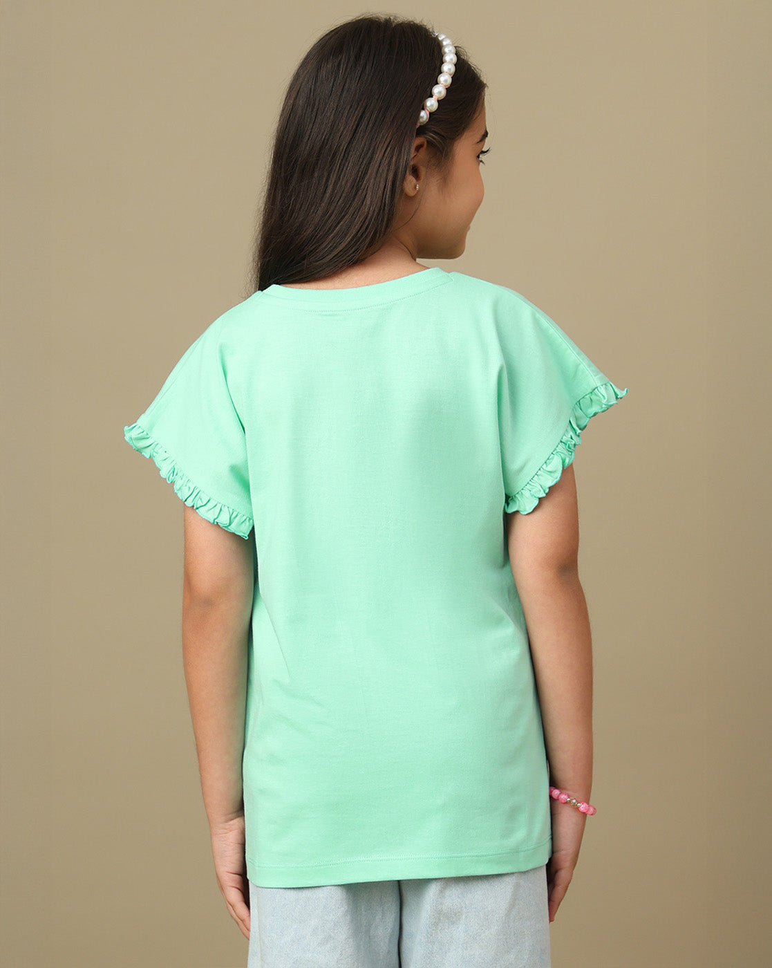 Lilo & Stitch Printed Relaxed Fit Tshirt For Girls